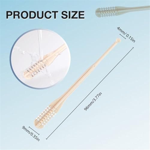 Beauty Tools 2 Upgraded 2 In 1 Nasal Hair 360° Rotating Nose Hair Trimmer With Ear Double Nose Hair Portable Nostril Hair Remover Tool For Men Women (2pcs) (Beige, 10cm) — view 5