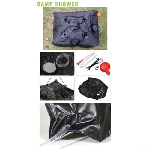 FACULX Portable Outdoor Shower Bag for Camping Hiking Backpacking — view 5