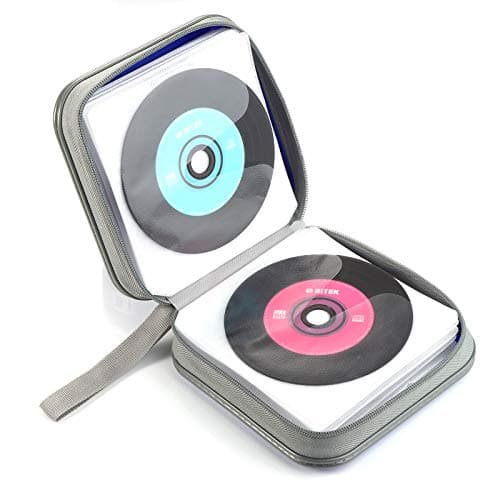 alavisxf xx CD Case, 48 Capacity Hard Plastic Portable CD Organizer Holder — view 5