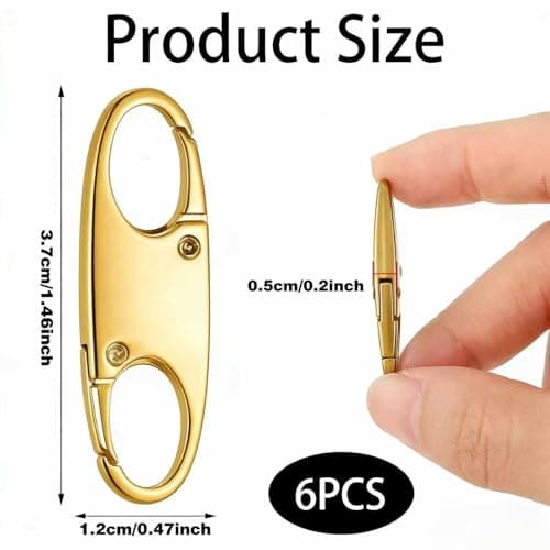 CSLGDMAI 6PCS Zipper Lock Clips,Outdoor Travel Clip — view 2