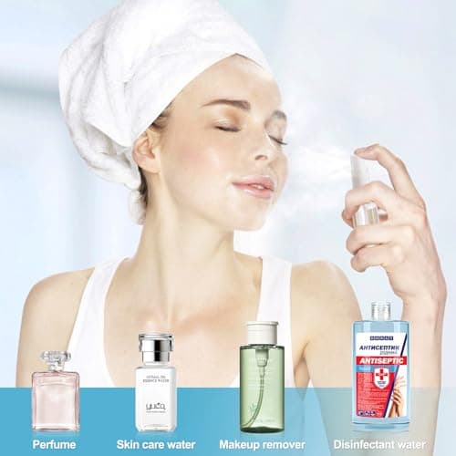 Redamancy 4 Pieces 20 ml Empty Spray Bottle Transparent Plastic Portable Refillable Liquid Travel Cosmetic — view 6