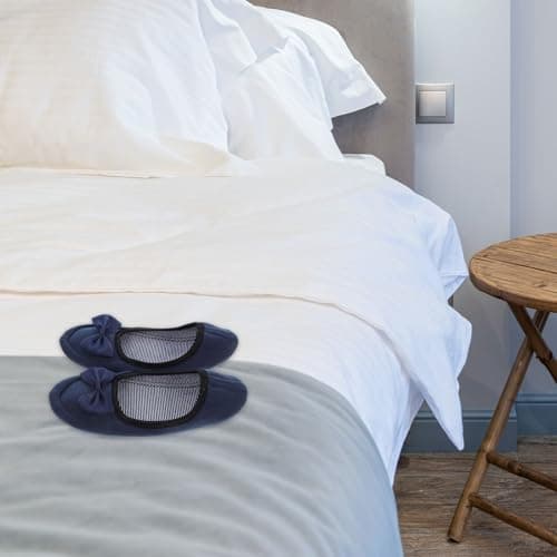 Veemoon Foldable Portable Travel Shoes Foldable Travel Flat Shoe Walking Shoes Ballet House Slippers Ballet Flats Slip on Slippers Ladies Slippers Miss Folding Leisure Shoes — view 5