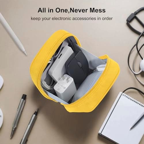 JINSI Small Cable Organiser Bag Travel Electronics Pouch — view 5