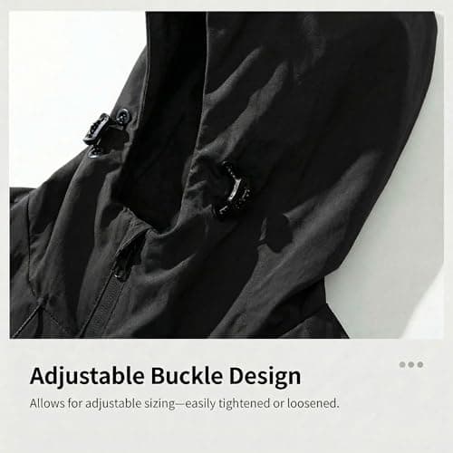 Lightweight Waterproof Jacket Womens, Breathable Hooded Raincoat, Softshell Jacket with Zipper, Packable Windbreaker for Hiking, Travel, Running, Cycling & Outdoor Activities, for Spring Fall Winter — view 5