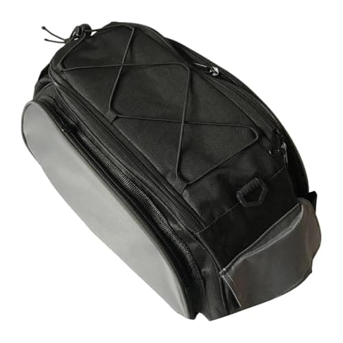 Rear Bike Rack Bag Waterproof Trunk Pouch with Adjustable Strap
