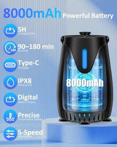 Spopal Portable Camping Shower with Nightlight Mode for Camping,Travel — view 3
