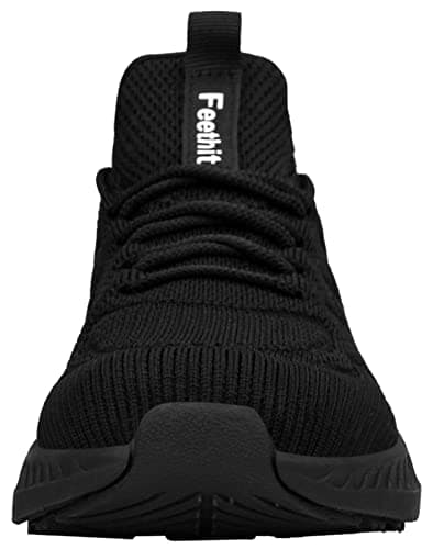 Feethit Trainers Men Running Shoes Tennis Sports Sneakers Walking Black 9 — view 4