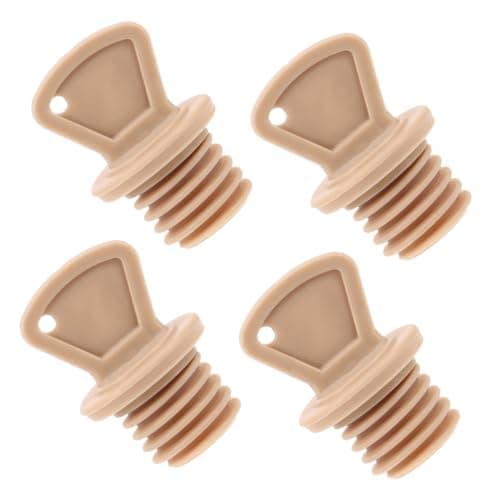 WATIIFUFU 4pcs Rubber Hot Water Bottle Stopper Replacement with Leakproof Sealing and Precise Screw Plug Design, Portable Spill Proof Bottle Cap Suitable for Office and Travel Use