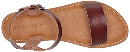 Amazon Essentials Women's Two Strap Buckle Sandal, Brown, 6 UK — view 5