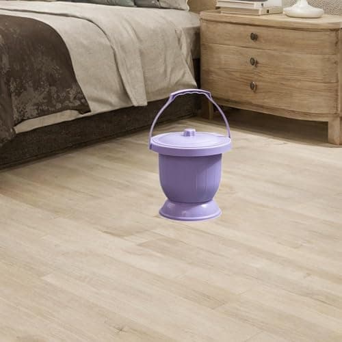 ChuYiElegance Portable Urinal Pot with Lid for Camping and Travel, Purple S — view 4