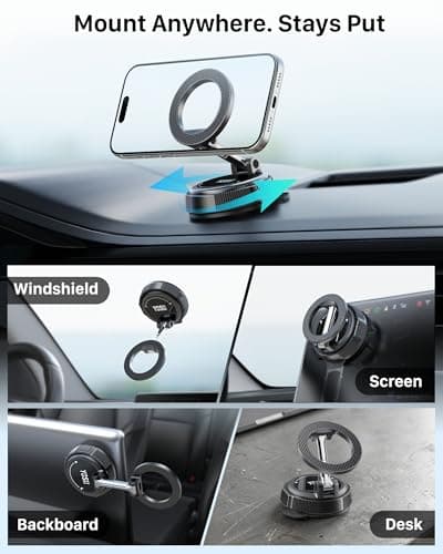 YOSH for MagSafe Car Mount, Magnetic Phone Holder for Cars — view 3