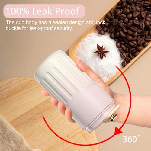 Homealexa Coffee Cup Travel Mugs, Vacuum Insulating Cup 316 Stainless Steel, LED Touch Screen Temperature Gauge, Smart Mug Sealing Bottle 410ml — view 3