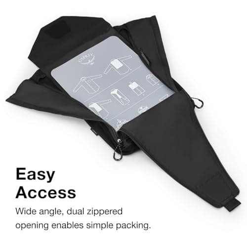 Osprey Ultralight Garment Folder, 6L, Black, O/S — view 4
