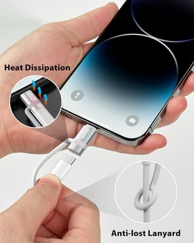 BOUTOP 1 Pack 36W USB C to Lightning Adapter [MFi Certified] — view 3