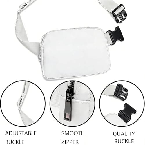 Belt Bag for Women Fashionable Fanny Packs Crossbody Bags for Women for Travel Workout Running Hiking for Lady Girls and Men — view 3