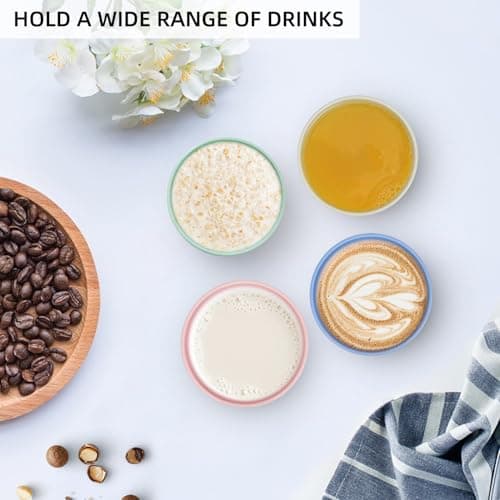 greenandlife 16oz/710ml Reusable Drinking Cups, 8 Pack Plastic Tumblers for Adults, Unbreakable Coffee Mug for Camping, Party, Travel, RV, Dishwasher and Microwave Safe — view 5