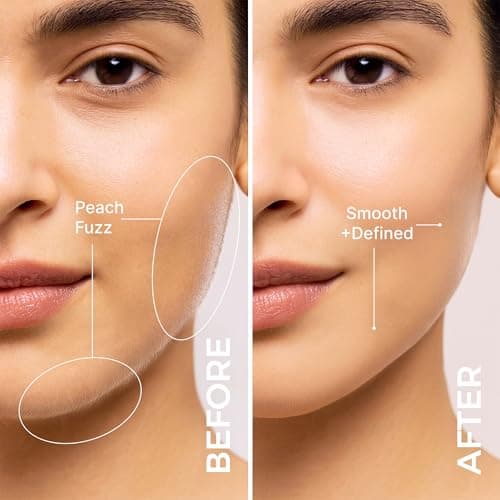 ZOMCHI Eyebrow Razor for Women & Men,Precision Cover,Rose Gold — view 3
