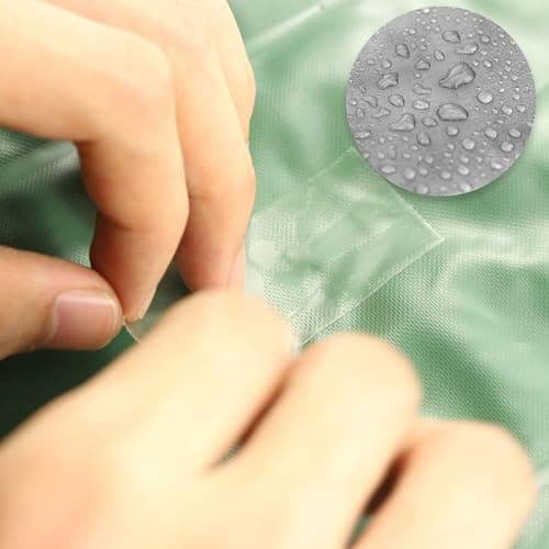 SZXMDKH Tent Repair Tape Kit, 5 Pcs Waterproof Tape, Clear Airbed Repair kit, Puncture Repair Patches for Tents, Awnings, Down Jacket, Gazebo, Inflatable Swimming Pools, Kayak — view 4