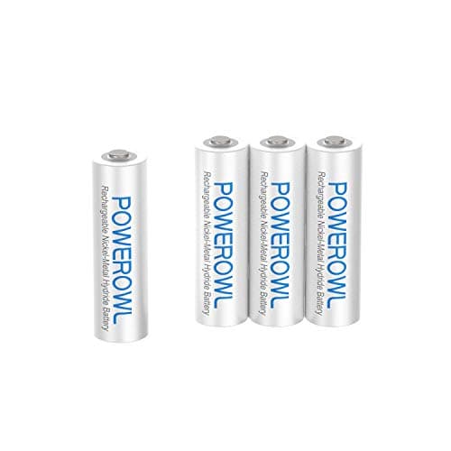POWEROWL NI-MH AAA Rechargeable Battery 1.2V 1000mah 4-Pack AAA Rechargeable Batteries for Cordless Phones