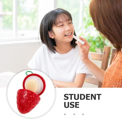 Strawberry Lip Balm Red Cream Compact Moisturiser for Daily Use — view 3