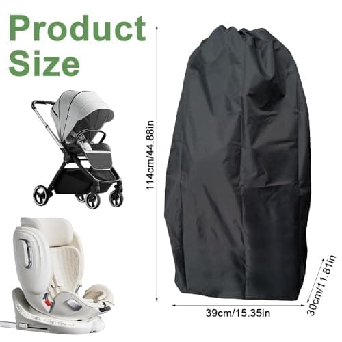 TESSTSY Stroller Bag for Airplane 114 x 39 x 30 cm Large Capacity Pram Bag — view 2