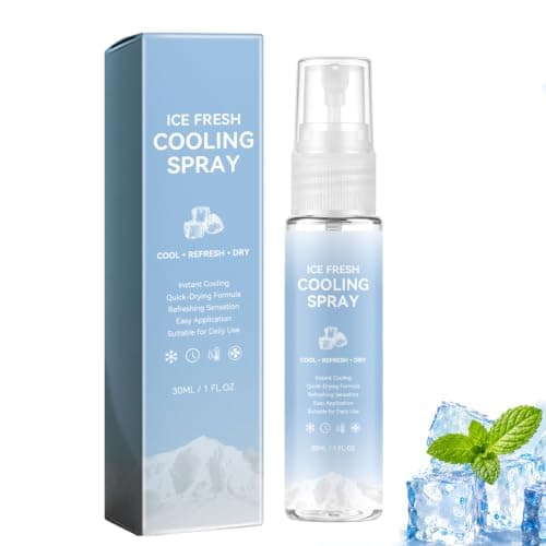 Summer Cooling Spray for Face and Body,Cooling Mist Spray for Hot Weather,Instant Cooling Face Mist to Keep Cool and Refreshing,Hydrating Face Mist & Body Spray with Soothing After Sun Care,1PCS
