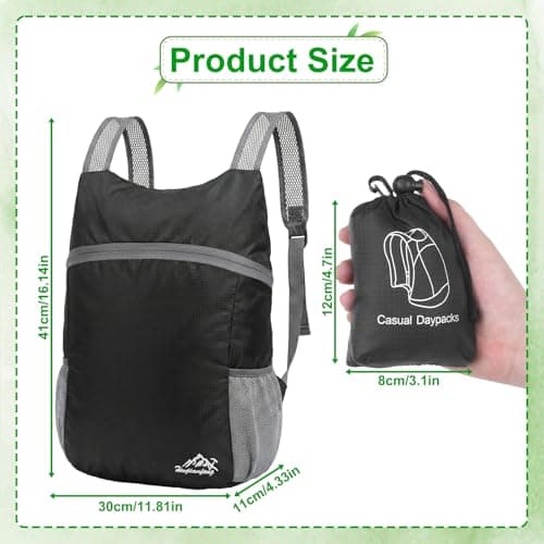 Lightweight Backpack Foldable Ultralight Waterproof Hiking Backpacks — view 2