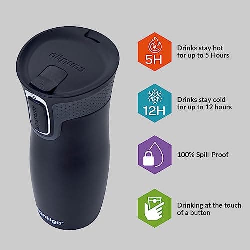 West Loop AUTOSEAL™ Travel Mug, 470 ml — view 2