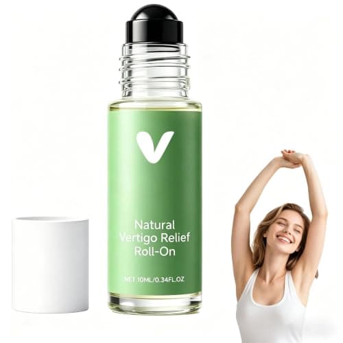 Steady Ear Roll On Oil, Natural Ingredients, Roll On Vertigo Relief, Anti-Dizzy Roll-On, Fast-Acting Combat Travel Sickness, for Relaxation and Daily Comfort, for Men and Women