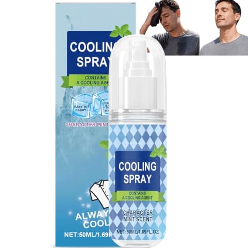 Character mint scent Instant Cooling Water Mist Spray, Long-Lasting Refreshing Cool Down Spray, Rapid Heat Comforting Sprays| Non-Sticky Hydrating Water Sprays, Instant Ice-Cool Sensation Mist (1PCS)