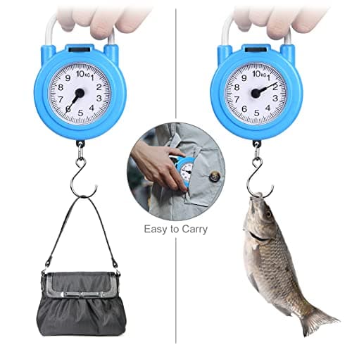 Vicloon Luggage Scale, 10KG Portable Travel Luggage Scale, Suitcase Baggage Weighing Scales for Accurate Weight Suitcases Bags Handbags Luggages Home Travel, 1 Pack — view 6