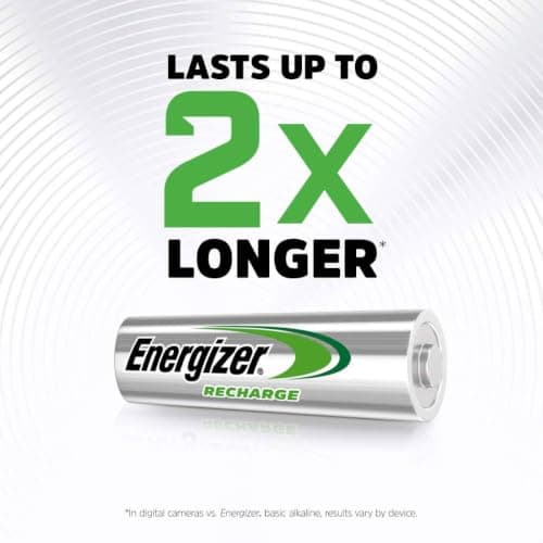 Energizer Recharge Universal Rechargeable AA Batteries (4 Pack) 1300 mAh — view 2