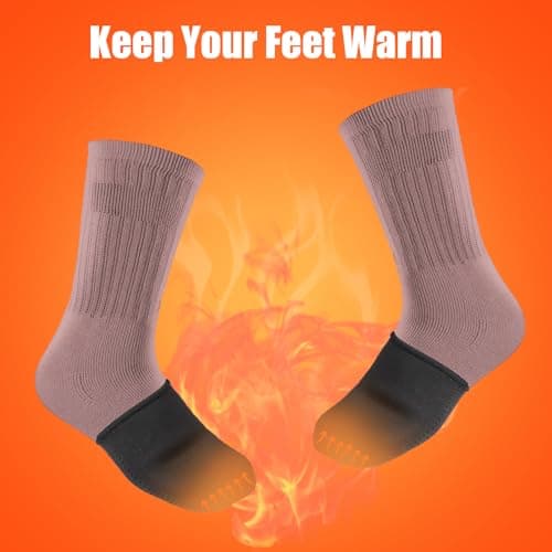 2 Pairs Toe Warmers, Neoprene Thermal Toe Warmers Sleeves, Toe Topper Liner for Warming Feet, Hunting, Cycling, Running, Hiking for Women Men (M Size) — view 4