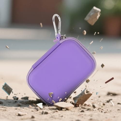 GWCASE for Samsung T9/T7/T7 Shield SSD Case, Anti-Shock, Purple — view 4