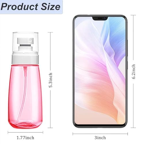 Solihigh 3 Pack Small Spray Bottle 100 ml, Travel Bottles for Toiletries — view 5