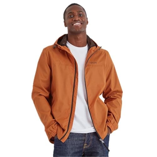 TOG24 Craven Mens Windproof Breathable Waterproof Jacket, Packaway Hood Zip
