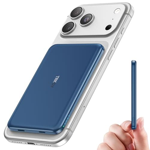 for Magsafe Power Bank, 5000mAh Slim Wireless Portable Charger