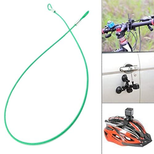 CKANDAY 8 Pack Safety Stainless Steel Tethers, Colorful Coated Lanyards Compatible with All GoPro Hero Series and Other Camera Devices — view 5