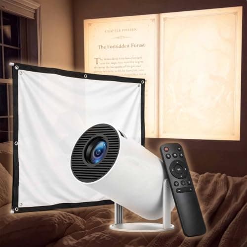 Storyverse Projector, 100 in Curtain for Immersive Read Hands-Free in Bed