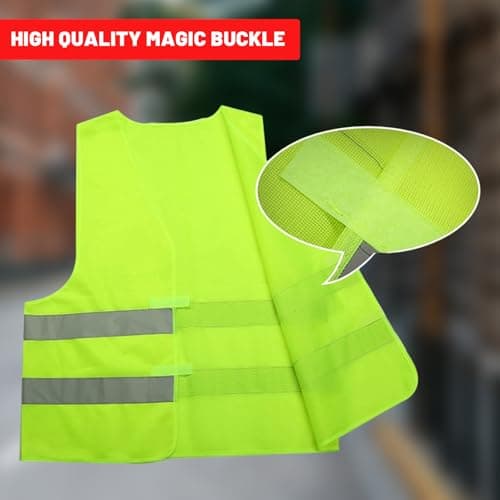 NLONLL 2 In 1 Warning Triangles for Cars Emergency Triangle with Reflective Safety Vest Kit Car Emergency Warning Triangle Foldable Breakdown Triangle for Travel Roadside Breakdown with Storage Case — view 5