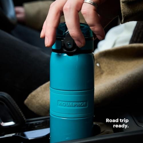 City Cool Stainless Steel Insulated Filter Water Bottle Fresh Teal 500ml — view 5