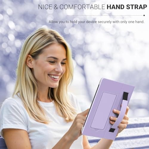 MoKo Case for 6.8,7 Inch Kindle Paperwhite eReaders Tablets, Taro Purple — view 4
