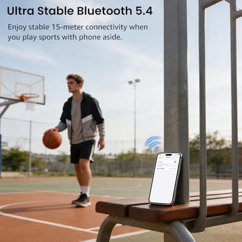 TOZO OpenEarRing Open Ear Headphones 40H Bluetooth 5.4 Lightweight Comfort — view 6