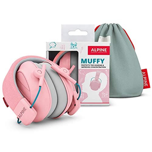 Alpine Muffy Kids Noise Reduction Earmuffs - 5-16 y - Ear Defender - Pink — view 2