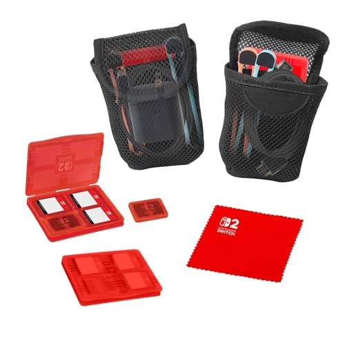 RDS - Licensed Nintendo Switch 2, Nintendo Switch OLED & Nintendo Switch Systems Game Traveler Deluxe System Case – Holds AC Adapter, HDMI Cable, Joy-Con Straps & Game Card Case & Cards — view 4