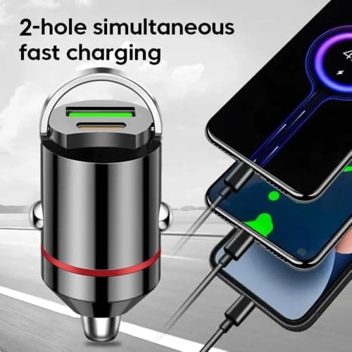 100W Car Charger USB C-[PD&QC 3.0]Cigarette Lighter USB Charger Car Adapter 12V USBC Socket Fast Charging for i-Phone 16,15 Pro Max14,Sam-sung S23,Quick Charge Protocols & Intelligent Charge Feature — view 6