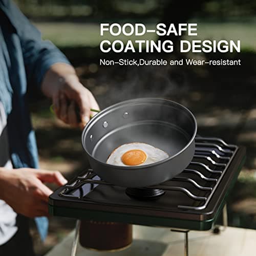 Lixada Camping Cookware, 2-3 People Multifunctional Portable Cooking Set for Outdoor Camping Hiking Picnic — view 2