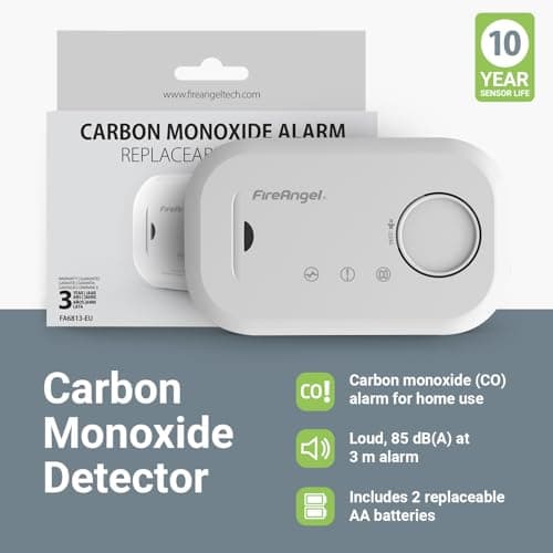 FireAngel FA6813 Portable Carbon Monoxide Detector/Alarm, 10 Year CO Alarm — view 2