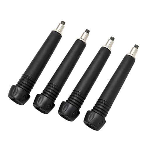 4 Pack Carbon Steel Trekking Pole Replacement Tips M10/M12 for Hiking