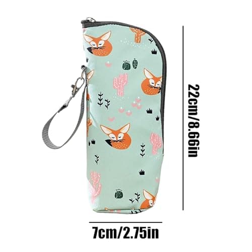 2 Pack Insulated Baby Bottle Bag, Portable Bottle Warmer Bag With Rope, Travel Thermal Holder, Waterproof Breastmilk Cooler Storage, Thermal Feeding Pouch Holder For Backpacks Strollers Travel Outdoor — view 2